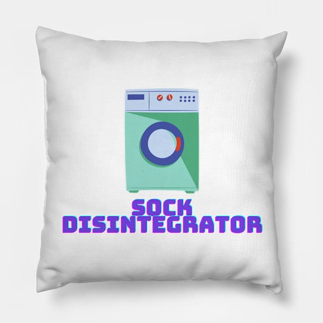 Sock disintegrator Pillow by SBdesisketch