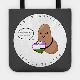 Genderqueer Pride: Aggressively Inclusive Bean Tote