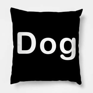 Dog label Pillow