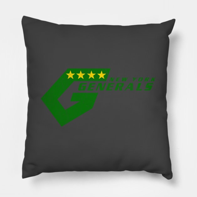 Defunct New York Generals Pillow by LocalZonly