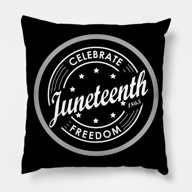 Juneteenth Celebrate Freedom Pillow by Steady Eyes
