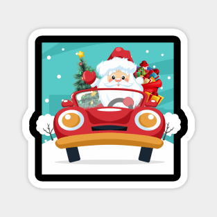 Driver Santa Magnet