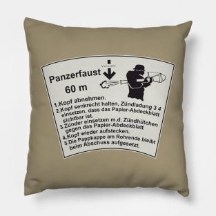 Instructions for Panzerfaust 60 Pillow