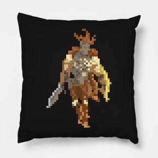 Gloomhaven Brute Pixel Design - Board Game Inspired Graphic - Tabletop Gaming Pillow