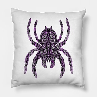 Cross Hatching Tarantula V6 Pillow