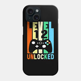 Level 12  12th Video  Birthday Kid Phone Case