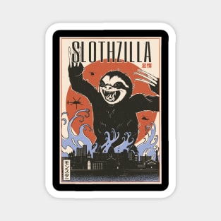 Urban Slothzilla Roar Magnet