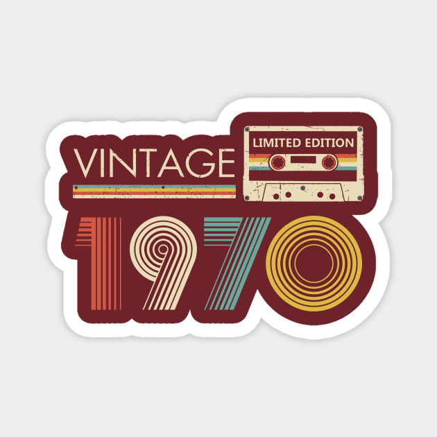 Vintage 1970 Limited Edition Cassette Magnet by louismcfarland