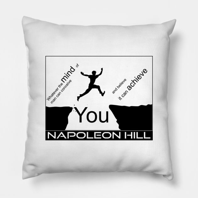achieve your goals Pillow by Obehiclothes