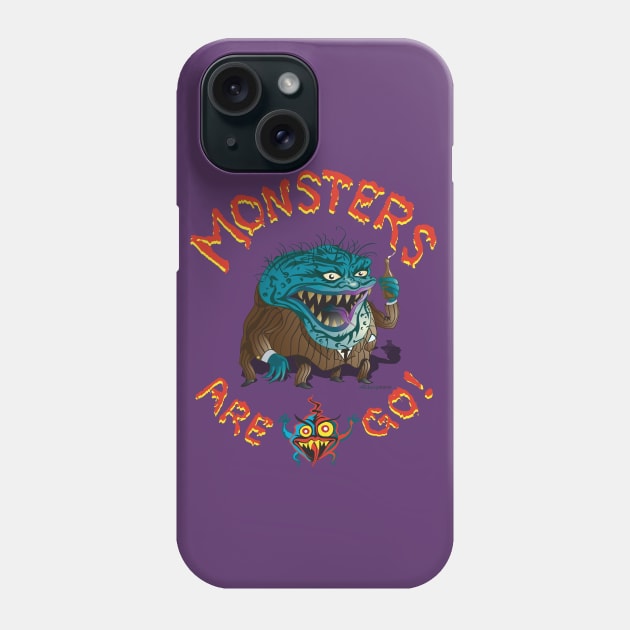 Monsters-are-Go!05 Phone Case by RickLucey