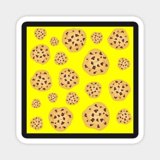 Chocolate Chip Cookie Pattern Magnet