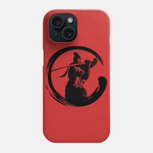 Sekiro Shadows Die Twice Enso Silhouette Black Phone Case