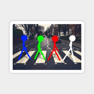 stickman the beatles Magnet