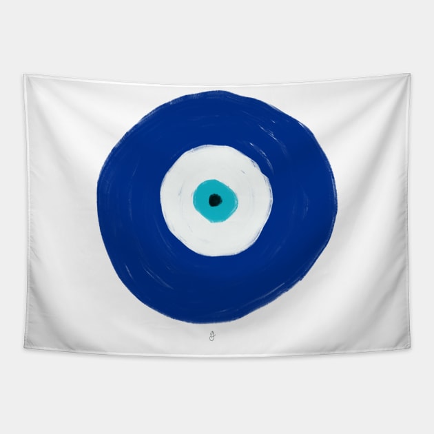 Evil Eye Tapestry by gabbadelgado