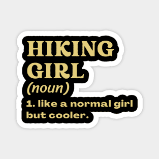 Hiking Girl Magnet