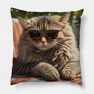 Cat Sun Lounger Pleasure Pillow