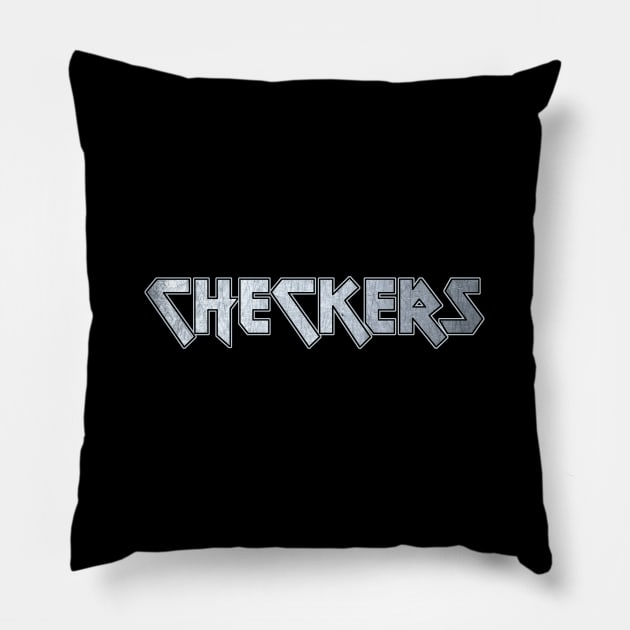 Checkers Pillow by Erena Samohai