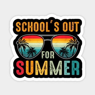 Schools Out For Summer Magnet