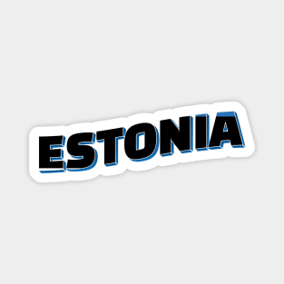 Estonia Vintage style retro souvenir Magnet