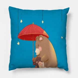 bear and baby Pillow