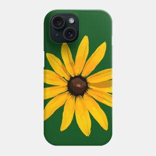 Black-Eyed Susan (Green) Phone Case