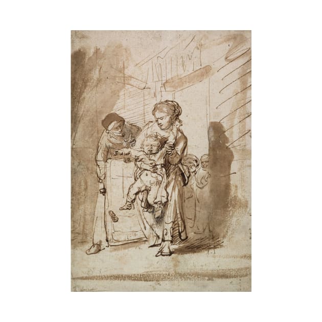 The Unruly Child by Rembrandt by Classic Art Stall