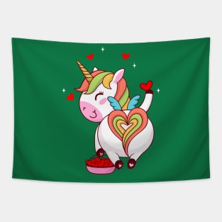 Unicorn Heart Tapestry