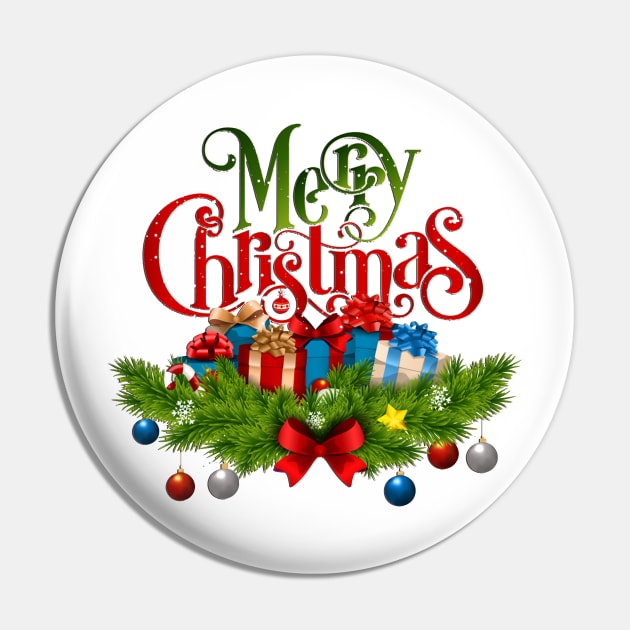 Merry Christmas Pin by  Chirido_Bin