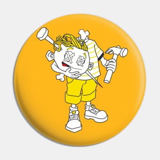 Mr. Sinmo (Julia style) yellow Pin