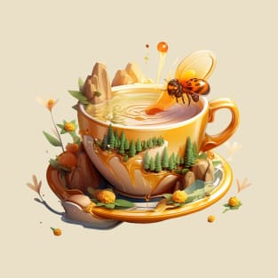 Tea with Honey and honey bee T-Shirt