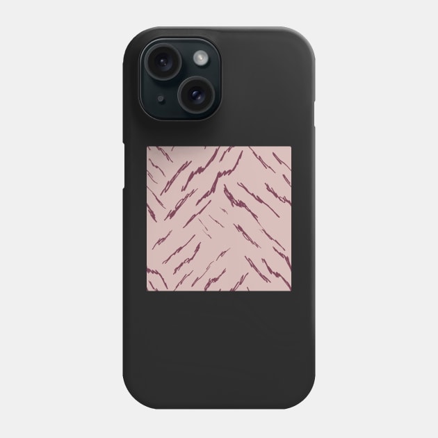 Pink Tiger Stripes Phone Case by Juliewdesigns