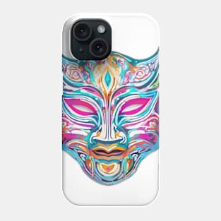 Mask Neon Shadow Silhouette Anime Style Collection No. 342 Phone Case