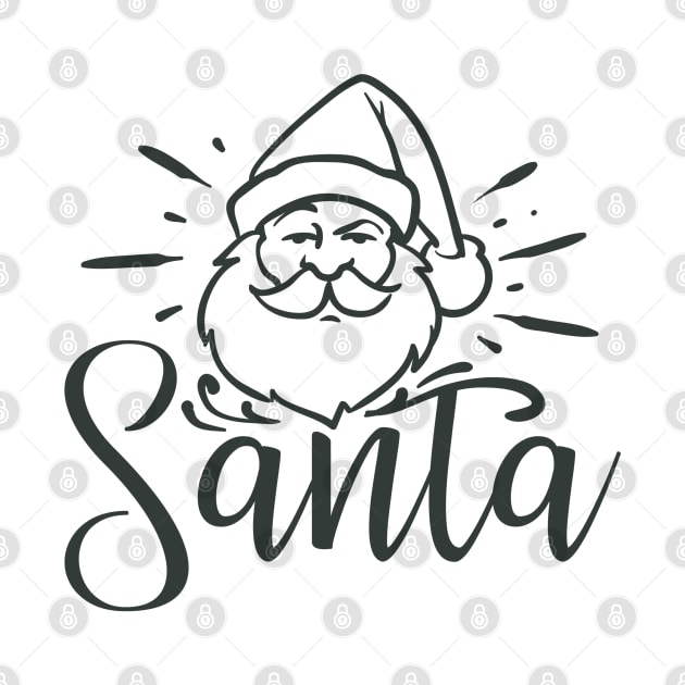 Cute Santa quotes by Sticker deck