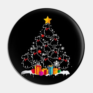 Scottish Terrier Christmas Tree Merry Xmas Pin