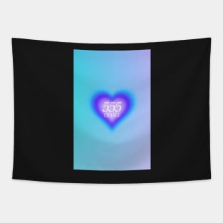 Angel Number 555 Heart Aura Tapestry