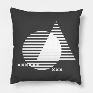 geometric minimalism Pillow