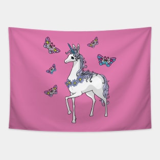 Cute Unicorn Tapestry