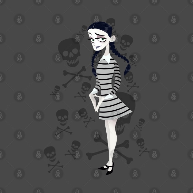 Wednesday Addams by ColeDrawsStuff