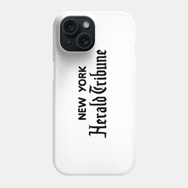 new york herald tribune Phone Case by undergroundnotes