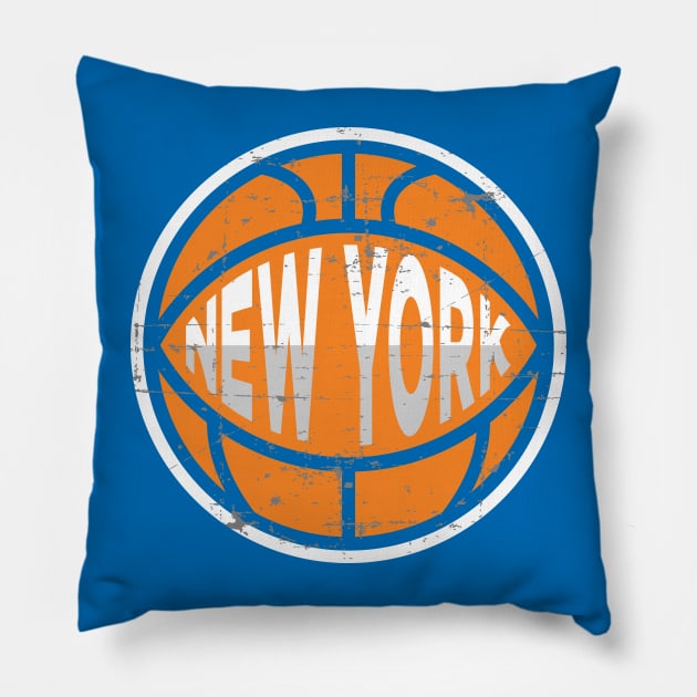 New York Basketball 1 Pillow by HooPet