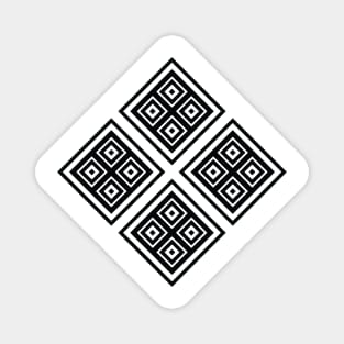 Ethiopian Cross Pattern Magnet