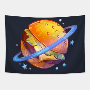 Galaxy Burger Tapestry