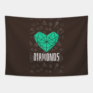 Diamonds are Rare Tapestry