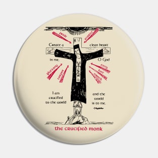 The Crucified Monk | Alternate Version Pin