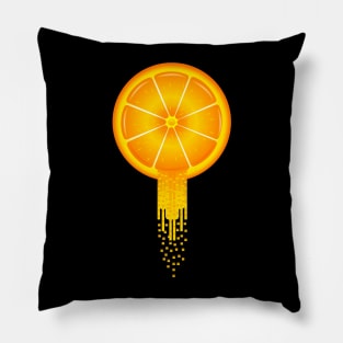 Digital Orange Pillow