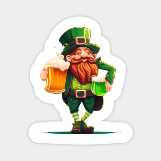 St Patrick's Day Lucky Leprechaun T-Shirt Magnet