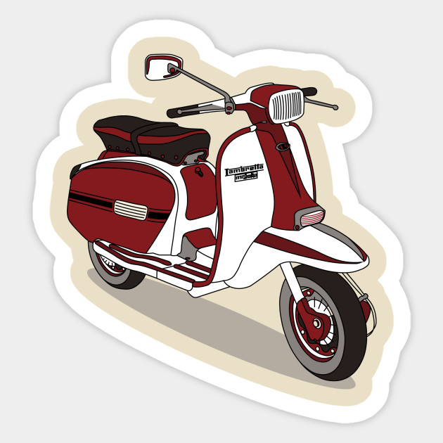 Lambretta Vespa Sticker Teepublic