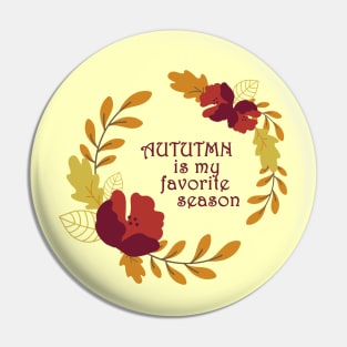 Autumn is my favorite season Pin