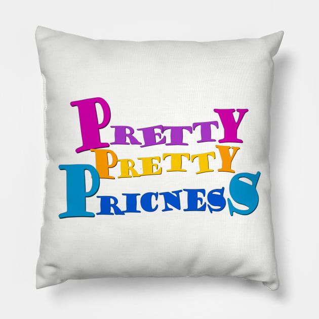 Colorful Princess Pillow by AlondraHanley