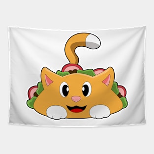 Cat Taco Tapestry